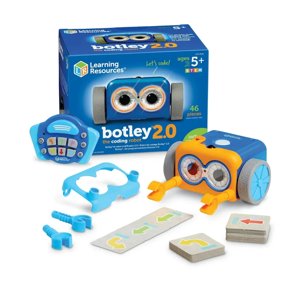 Robot pentru programare Learning Resources Botley 2.0, baterii AAA