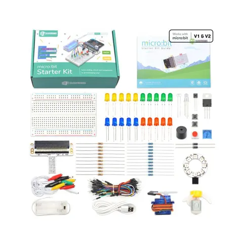 Kit basic Elecfreaks EF08180, cu placă Micro:Bit, baterii AAA