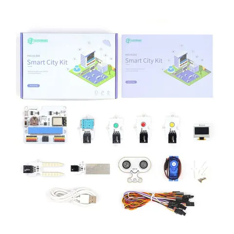 Kit Elecfreaks Smart City EF08252, cu placa Micro:Bit, 3 senzori