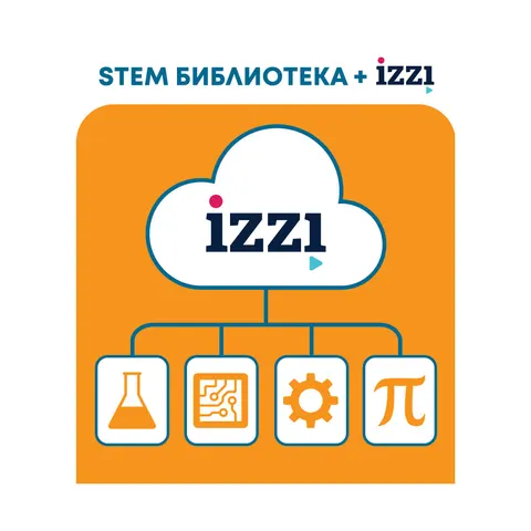 Biblioteca IZZI, pentru mediu software, cu acces extins, de la clasa 1 până la clasa 10, 1 utilizator, cu licență de 1 an
