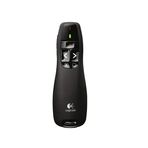 Pointer laser pentru prezentări Logitech R400, cu telecomandă