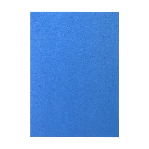 Copertă de legare Top Office, carton, A4, model piele, 210 g/m2, albastru, 10 bucăți