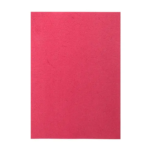 Copertă pentru îndosariere Top Office, carton, A4, design piele, 210 g/m2, roșu, 10 bucăți