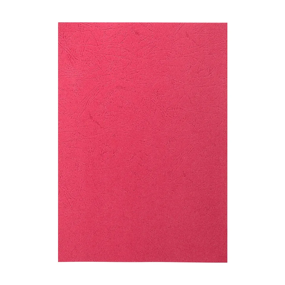 Copertă pentru îndosariere Top Office, carton, A4, design piele, 210 g/m2, roșu, 10 bucăți