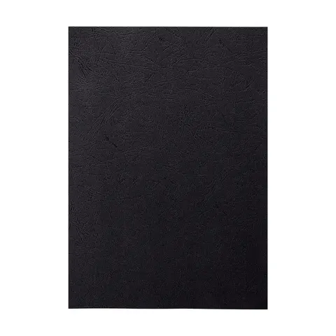 Copertă de legare Top Office, carton, A3, design piele, 210 g/m2, negru, 100 bucăți