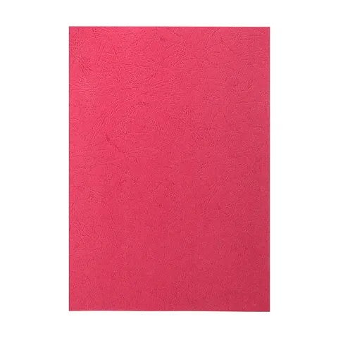 Copertă pentru îndosariere Top Office, carton, A4, aspect piele, 210 g/m2, roșu, 100 bucăți