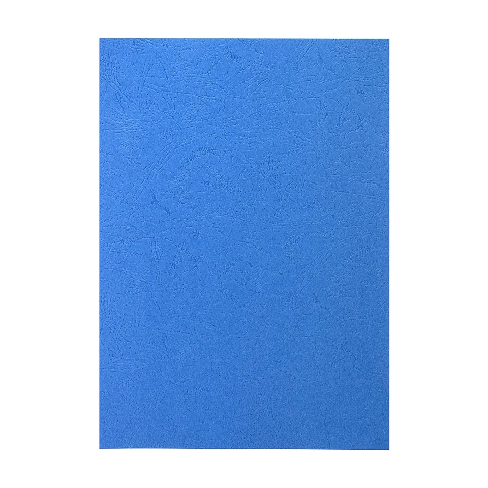 Copertă pentru îndosariere Top Office, carton, A4, design piele, 210 g/m2, albastru, 100 bucăți