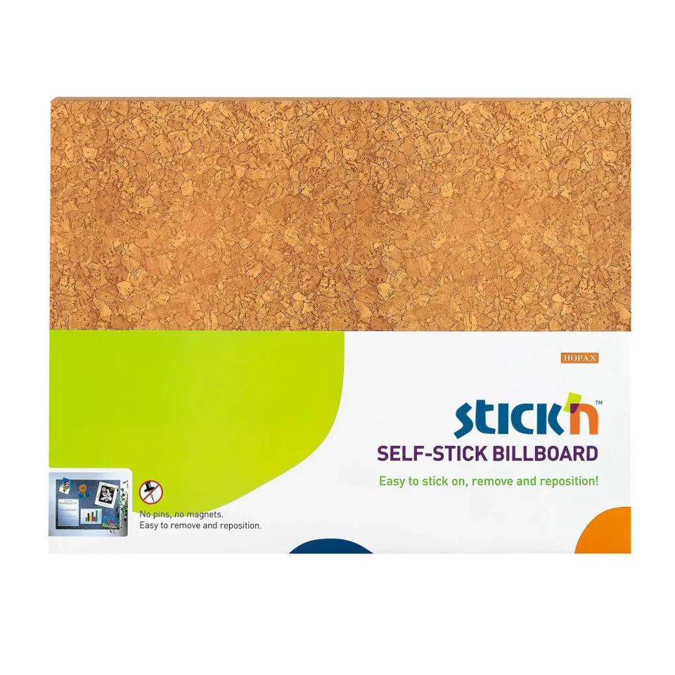 Stick’n Info board, autocolant, 58 x 46 mm, maro