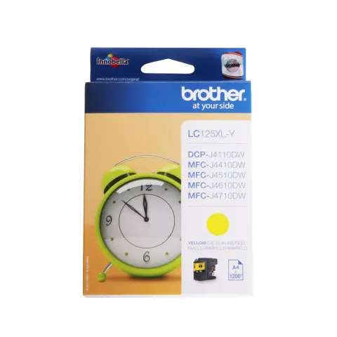 Brother Cartuș LC125XL Galben J4510DW, 1200 pagini/5%
