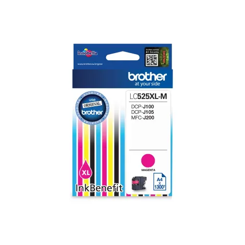 Cartuș Brother LC525XL Magenta, 1300 pagini/5%