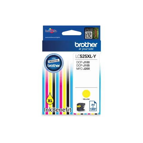 Brother Cartuș LC525XL Yellow, 1300 pagini/5%