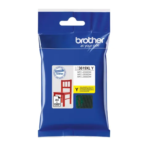 Cartuș Brother LC3619XL Galben, 1500 pagini/5%