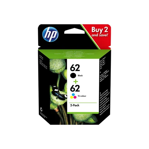 HP Cartuș N9J71AE, No62, negru + Color