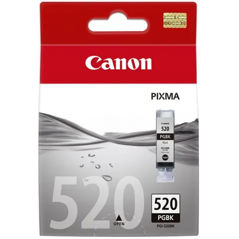 Cartuș original Canon PGI-520, 350 pagini/5%, Negru