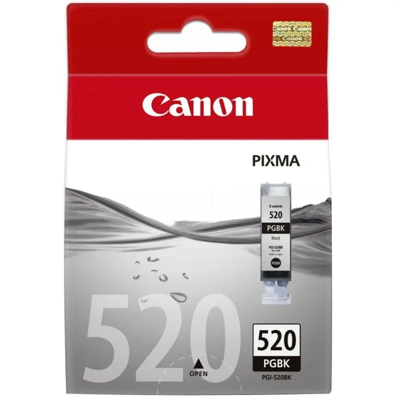 Cartuș original Canon PGI-520, 350 pagini/5%, Negru