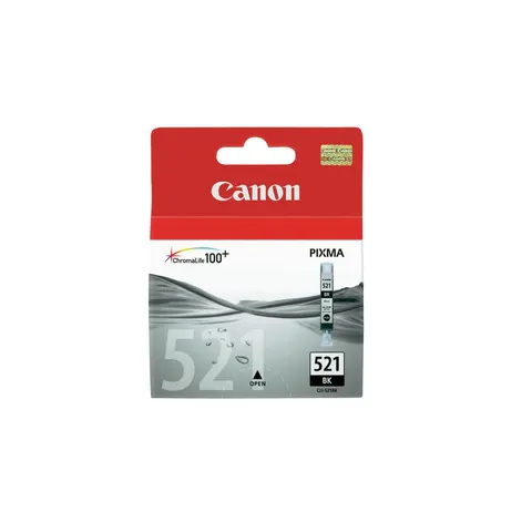 Cartuș original Canon CLI-521, 3.425 pagini/5%, Negru