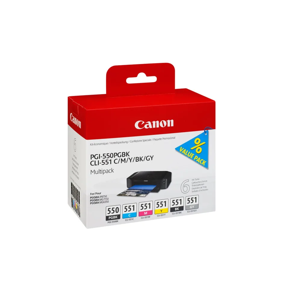 Canon Cartridge CLI-551, Gri