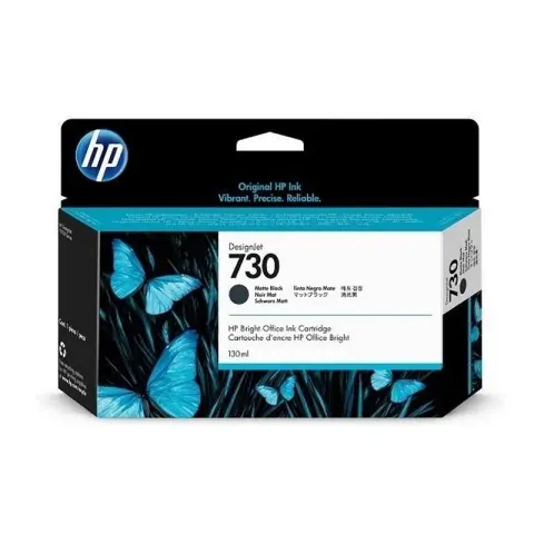 Cartuș HP P2V65A, No730, 130 ml, Negru Mat
