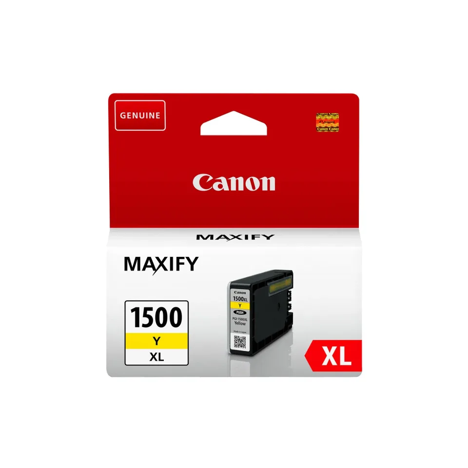 Cartuș Canon PGI-1500XL, 935 pagini/5%, Galben