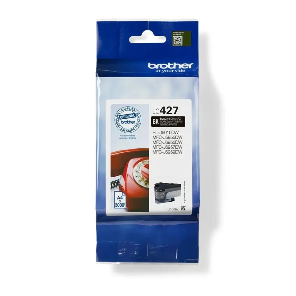 Cartuș Brother LC427BK, 3000 pagini/5%, Negru