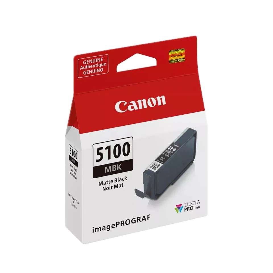 Cartuș Canon PFI-5100, 14.4 ml, Negru Mat