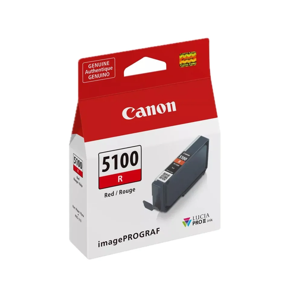 Cartuș Canon PFI-5100, 14.4 ml, Roșu