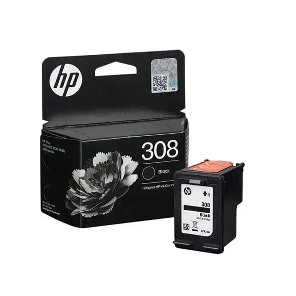 Cartuș original HP 7FP21UE, Nr.308, 160 pagini/5%, Negru