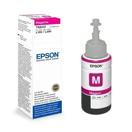 Cerneală Epson T6643 L110/210/300/550, 70 ml, Magenta