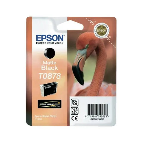Cartus Epson C13T08784010, Stylus Photo R1900, 11.4 ml, Negru Mat