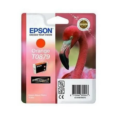 Cartuș Epson T0879, Stylus Photo R1900, 11.4 ml, Portocaliu