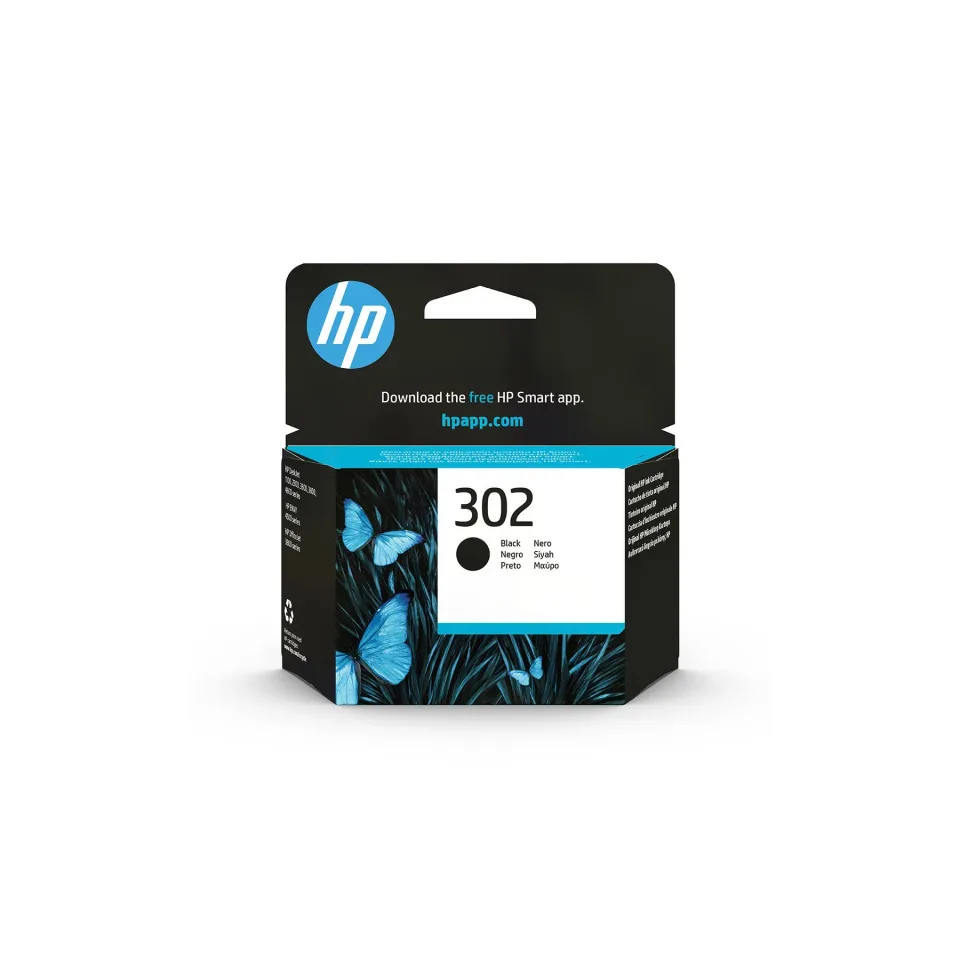 Cap de imprimare HP F6U66AE, NO302, 190 pagini/5%, Negru