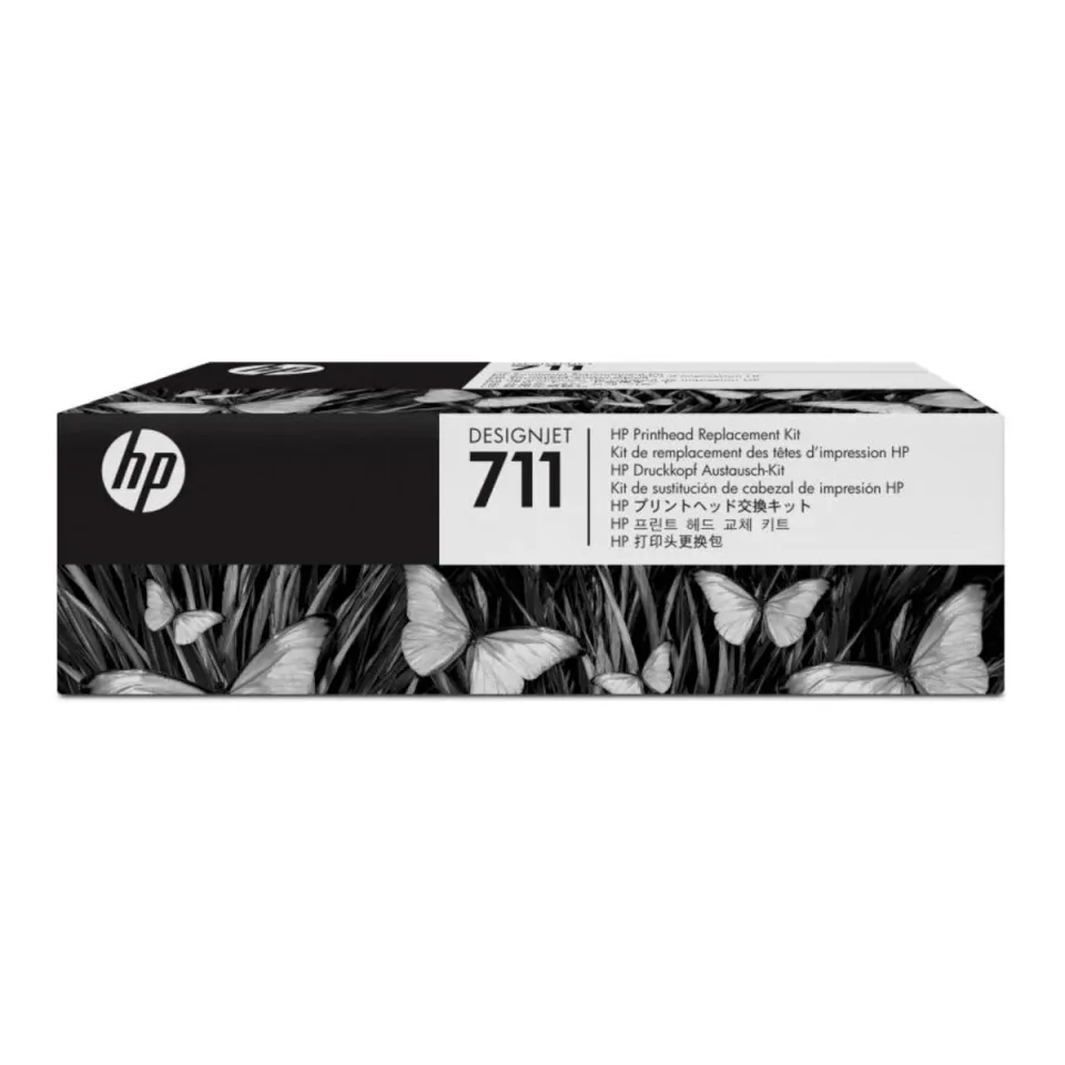 Cartuș HP No.711, T120/520, C1Q10A, Negru, Cyan, Magenta, Galben