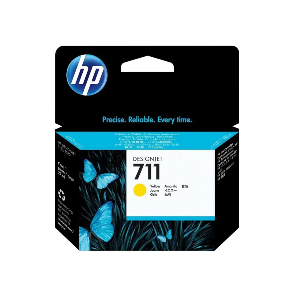 Cartuș HP No.711, DesignJet T120/520, CZ132A, 29 ml, Galben