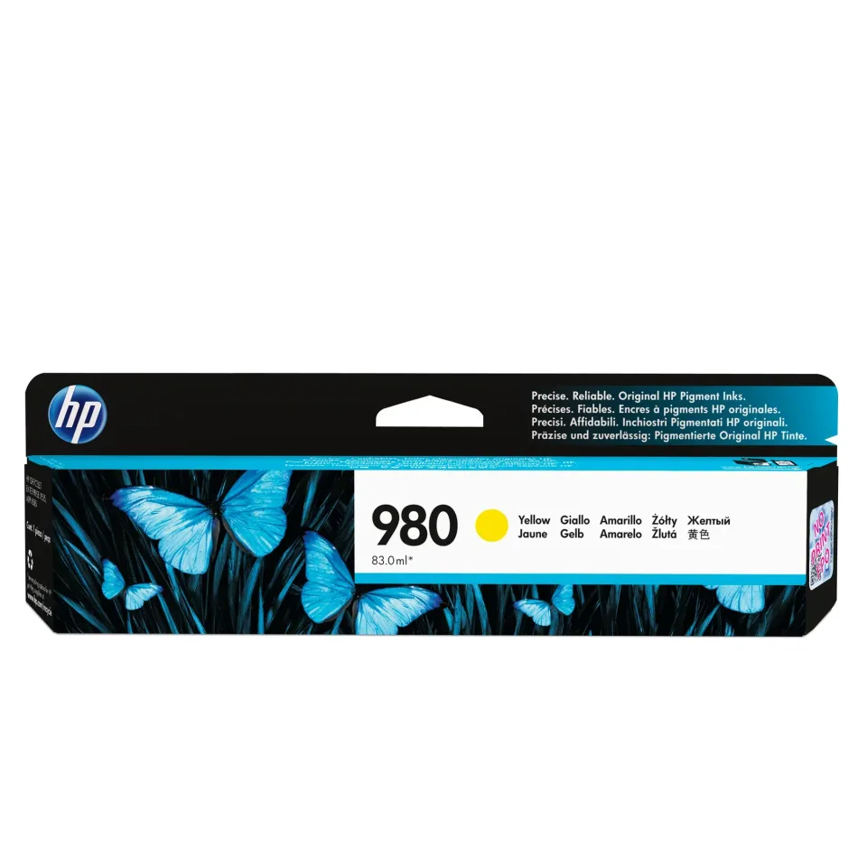 Cartuș HP D8J09A, Nr. 980, pentru 6600 pagini, Galben