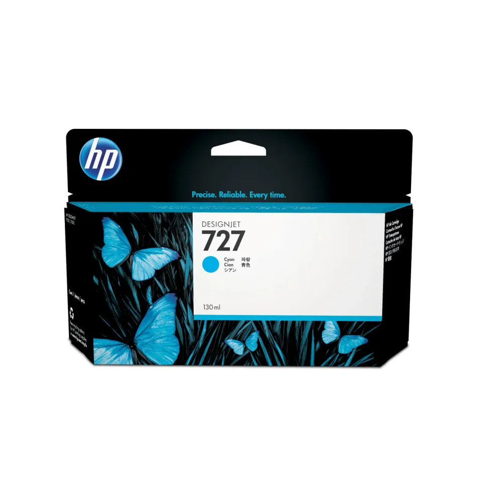 Cartuș HP nr.727, B3P19A, T1530/2530, 130 ml, Cyan