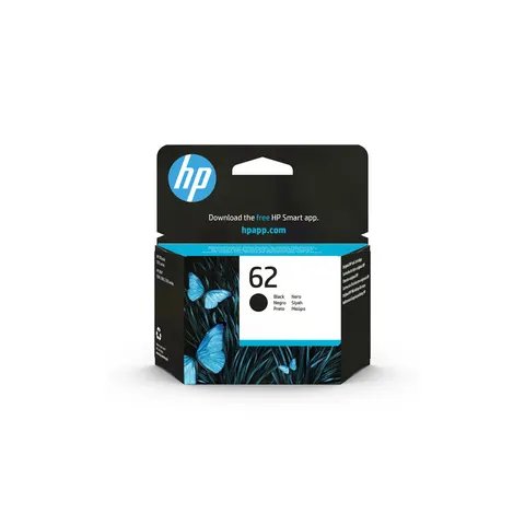 Cartuș HP C2P04AE, No62, 200 pagini/5%, Negru