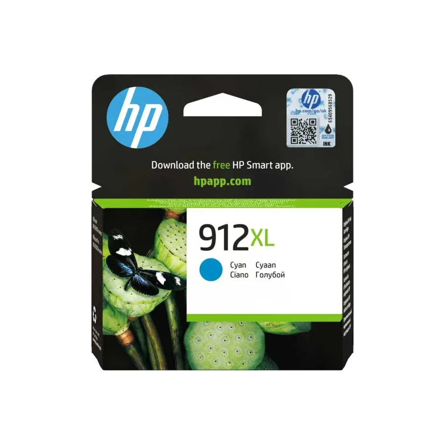 Cartuș HP 912XL, 3YL81AE, 825 pagini/5%, Cyan