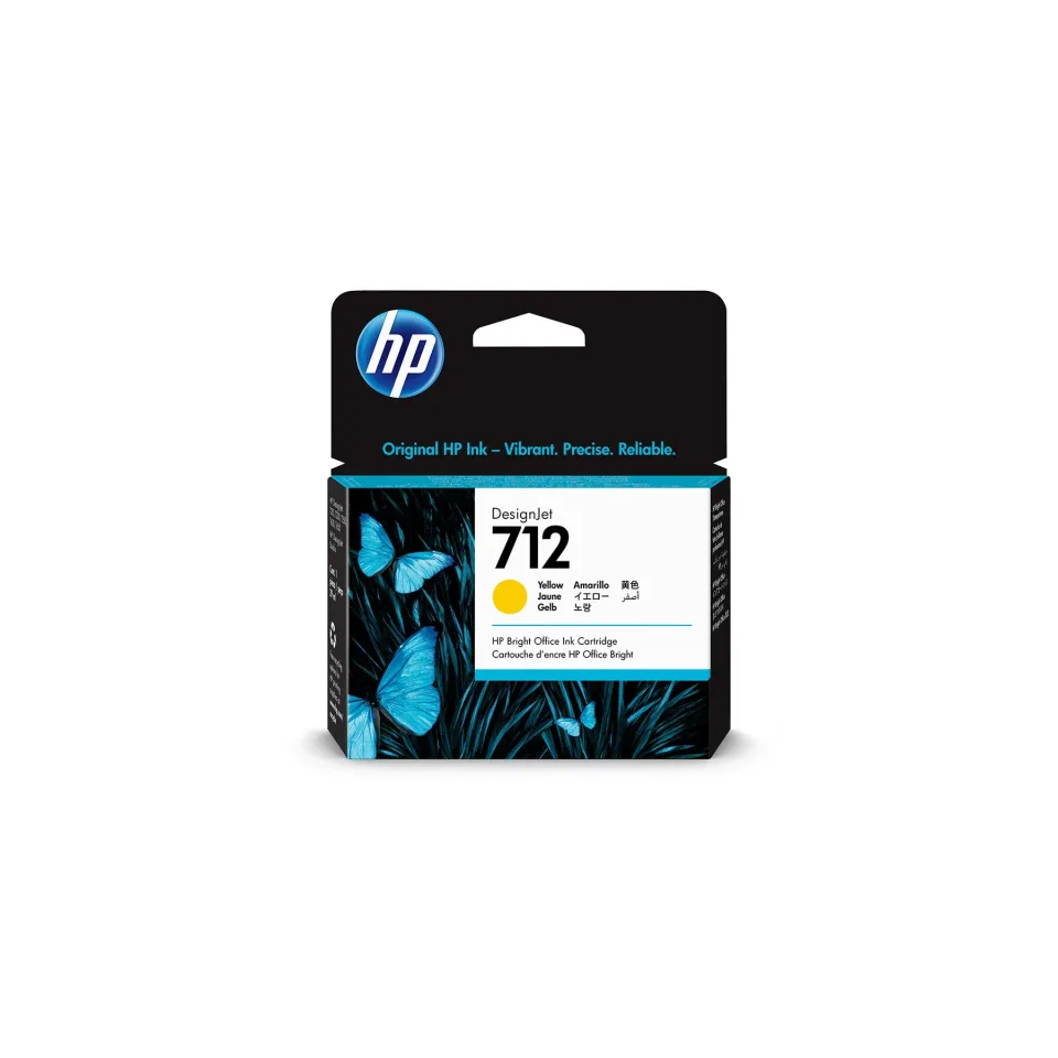 HP Ink No712, 3ED69A, 29 ml, Galben