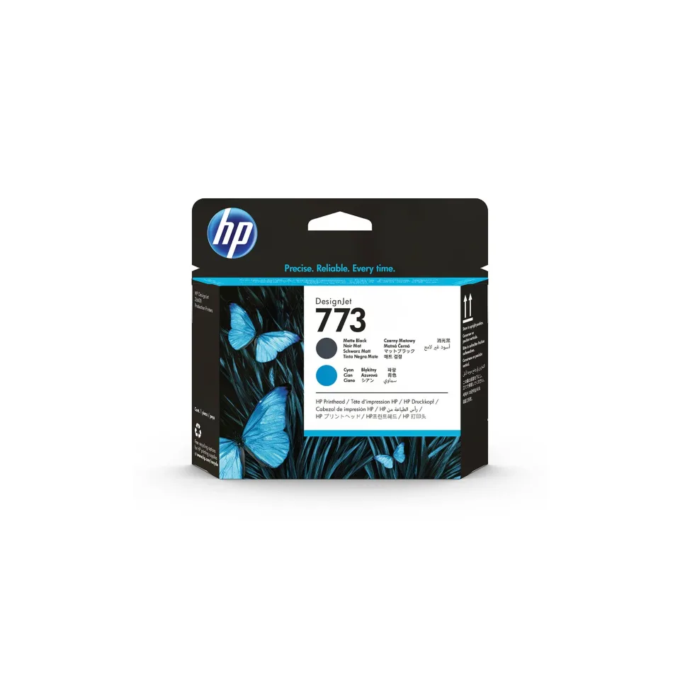 Cap de imprimare HP No773, C1Q20A, Z6600, Negru mat, Cyan