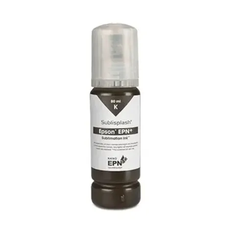 Cerneală compatibilă pentru imprimantă Epson EcoTank, Sublisplash EPN+, 80 ml, Neagră