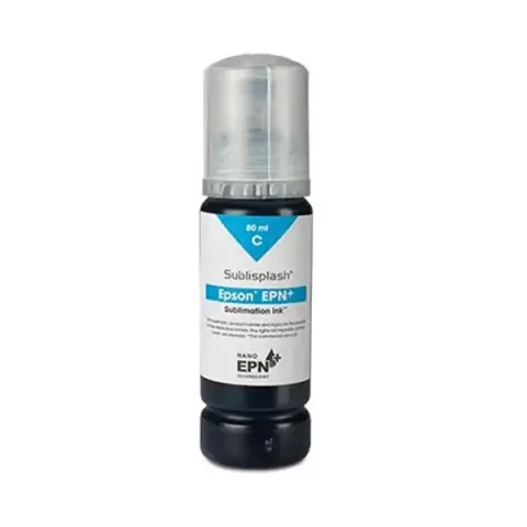Cerneală compatibilă pentru imprimantă Epson EcoTank, Sublisplash EPN+, 80 ml, Cyan