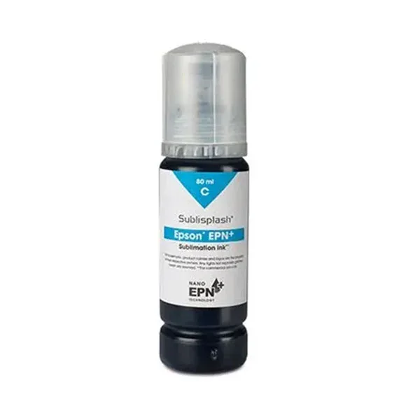 Cerneală compatibilă pentru imprimantă Epson EcoTank, Sublisplash EPN+, 80 ml, Cyan