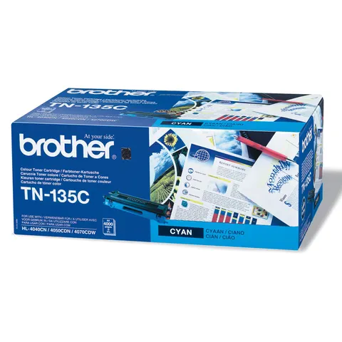 Brother Toner TN-135C, 4 000 pagini, Cyan