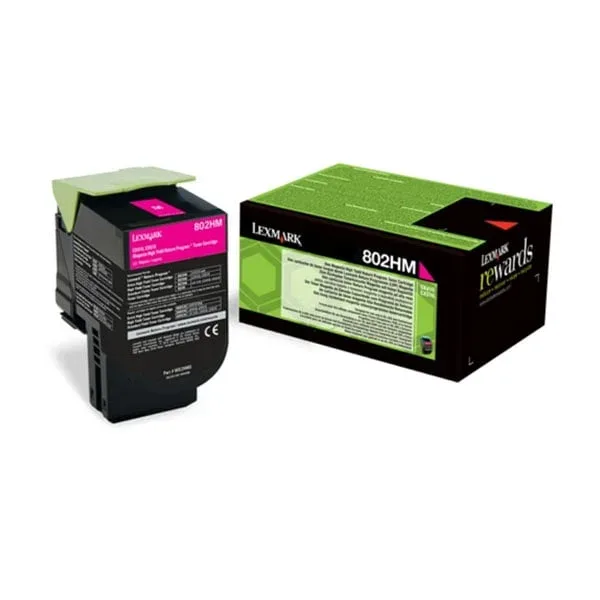 Lexmark Toner 80C2HME, 3000 pagini/5%, Magenta
