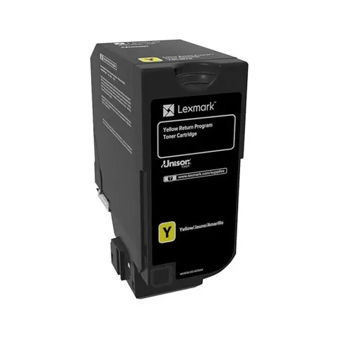 Lexmark Toner 74C20Y0, 3 000 pagini/5%, Galben