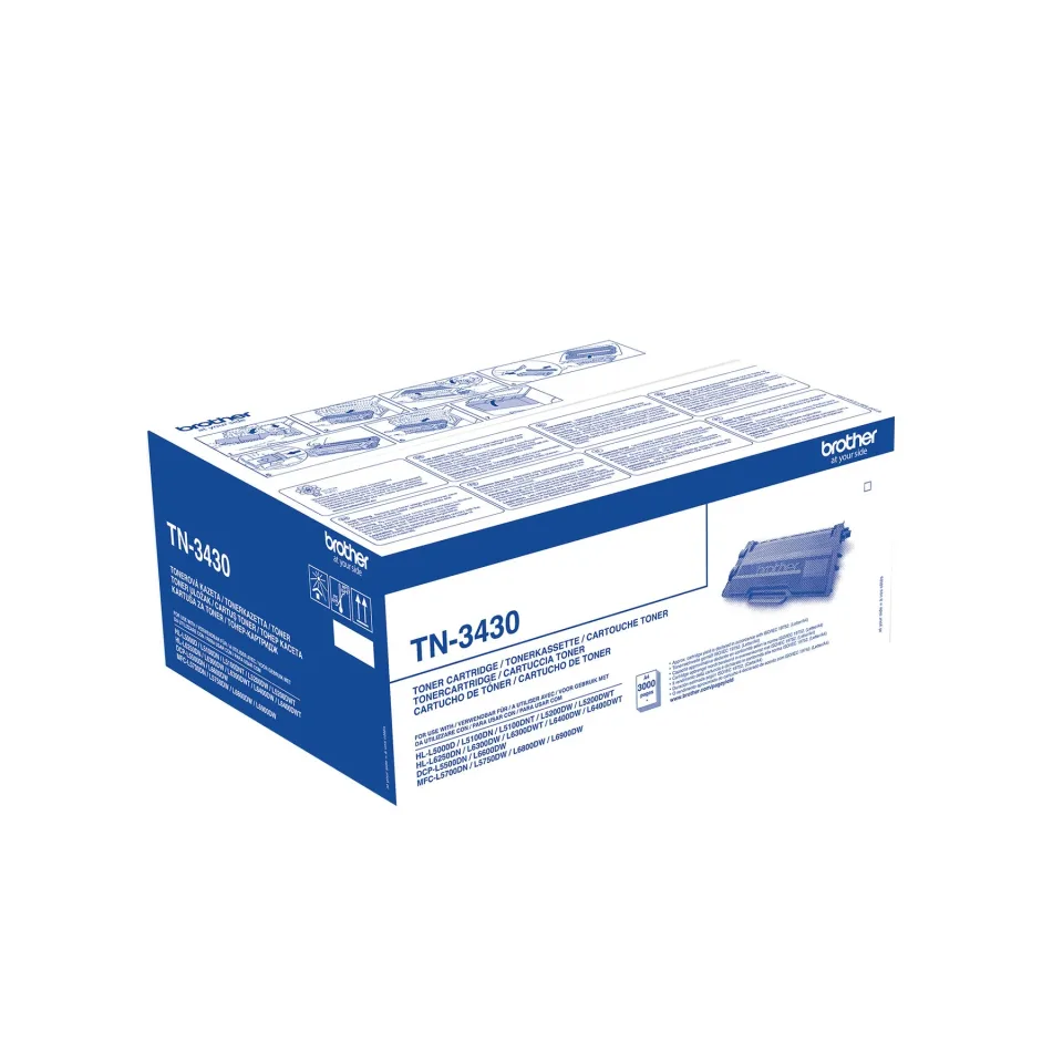 Brother Toner TN3430, 3000 pagini/5%, Negru