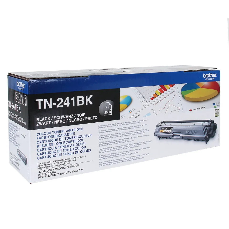 Brother Toner TN-241BK, 2500 pagini, Negru