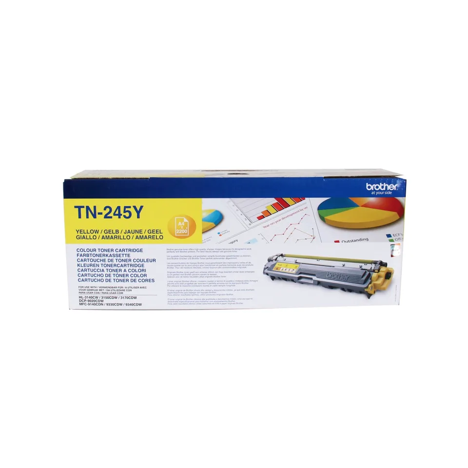 Brother Toner TN-245, 2 200 pagini/5%, Galben