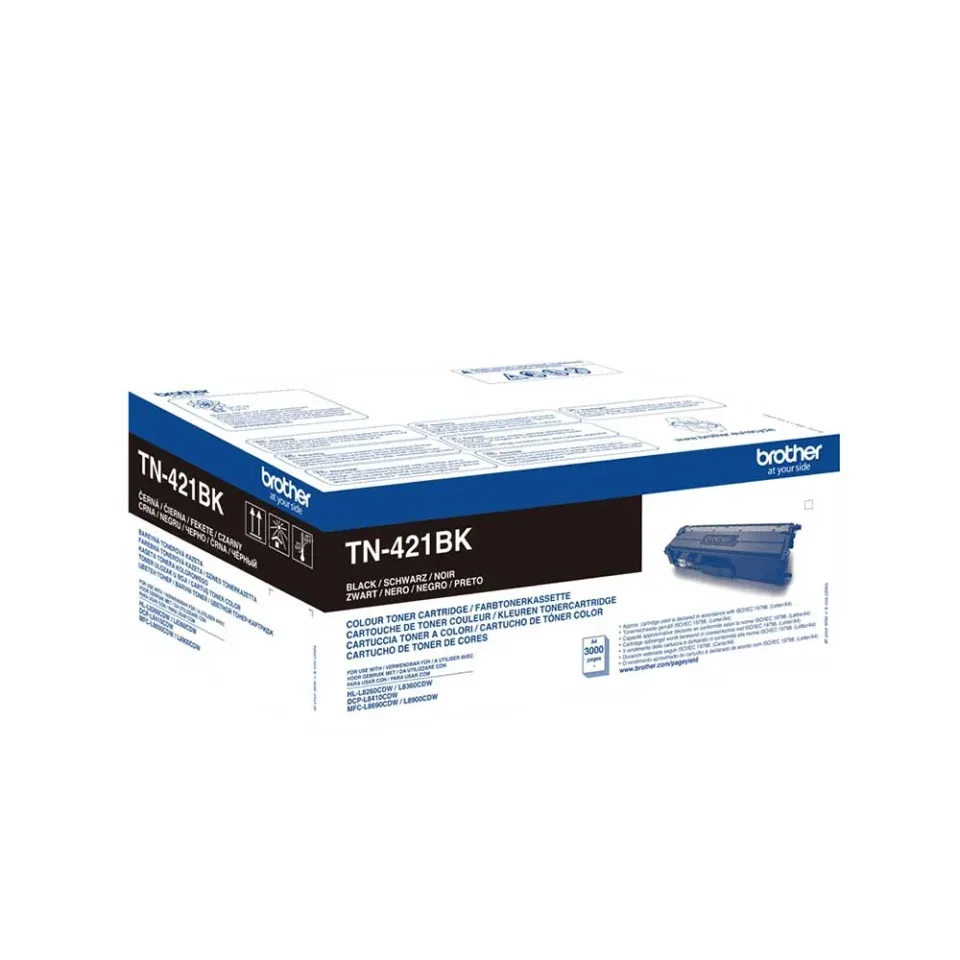 Brother Toner TN421K, 3000 pagini/5%, Negru