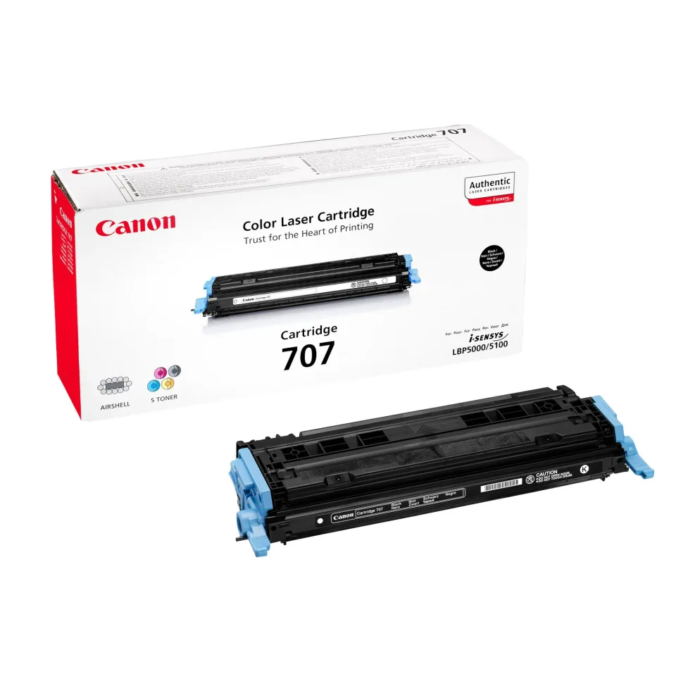 Canon Toner 707B, LBP5000, 2500 pagini/5%, Negru